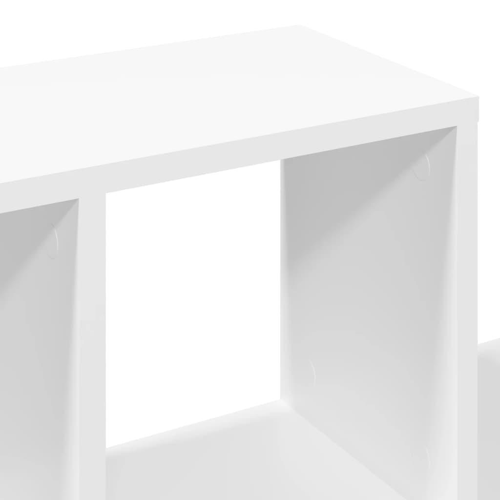 vidaXL Półka ścienna, biała, 100x20x53 cm, materiał drewnopochodny