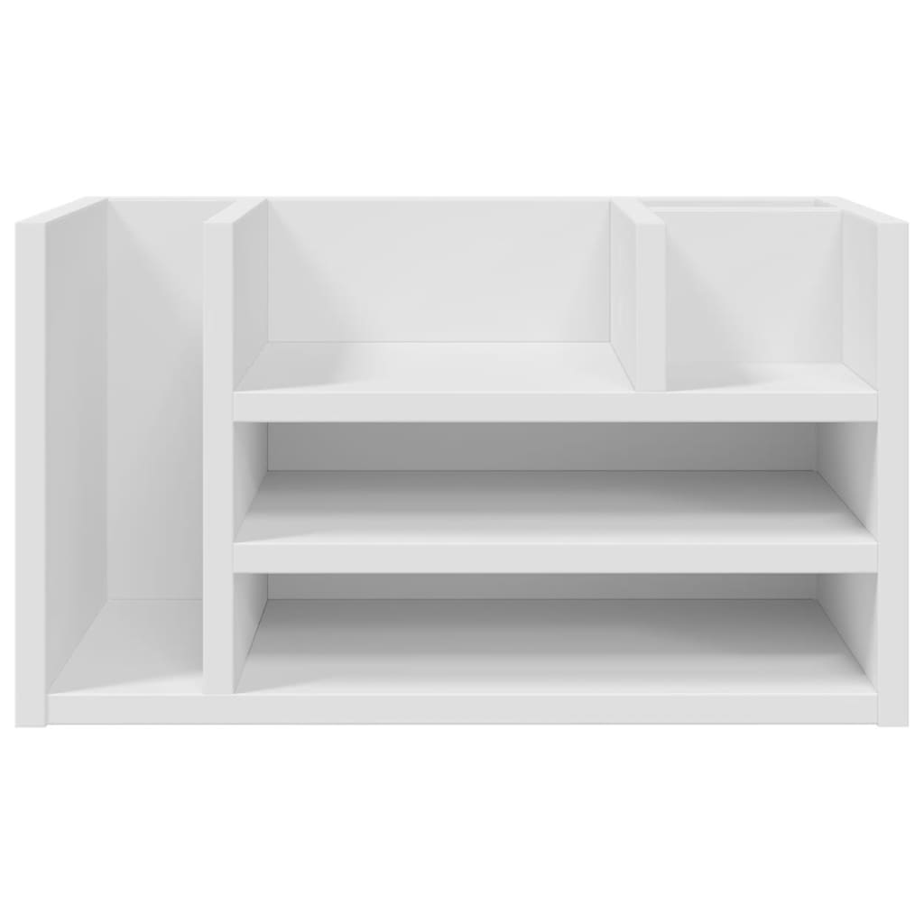 vidaXL Organizer na biurko, szarość betonu, 44,5x24x25 cm