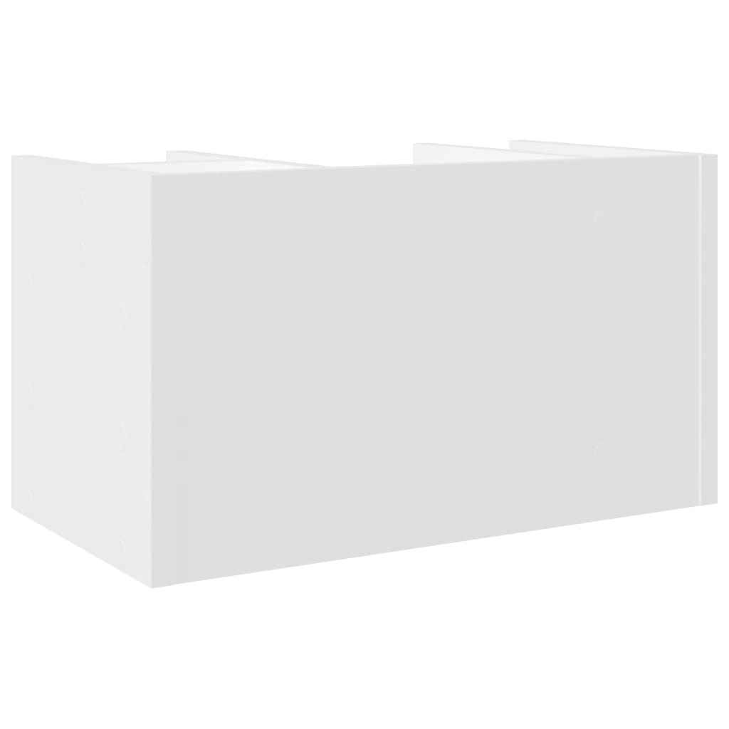 vidaXL Organizer na biurko, szarość betonu, 44,5x24x25 cm
