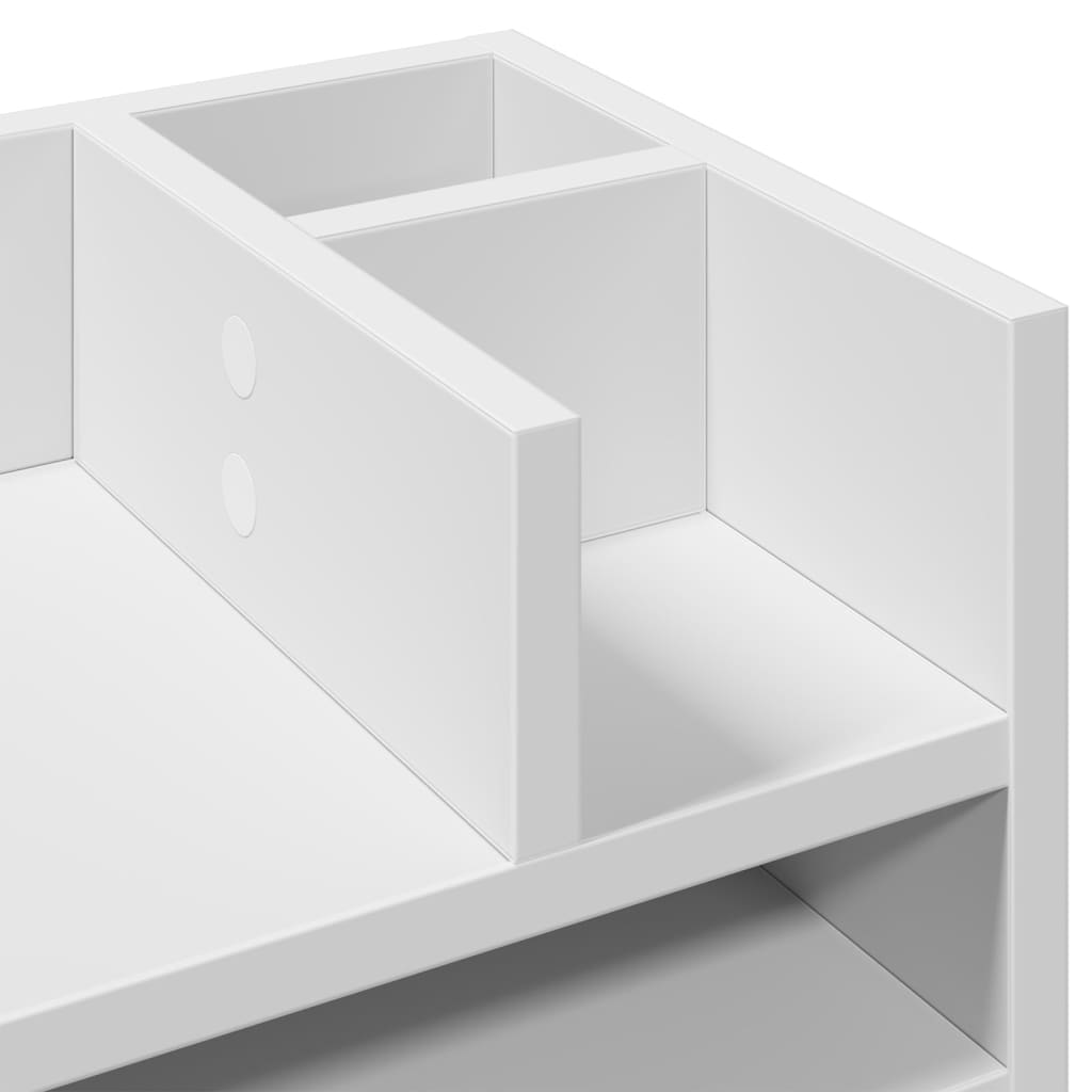 vidaXL Organizer na biurko, szarość betonu, 44,5x24x25 cm