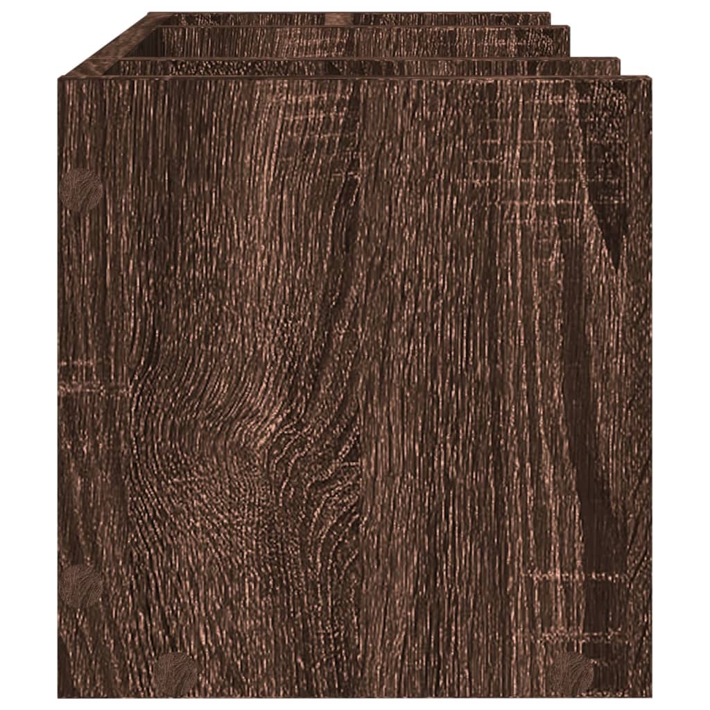 vidaXL Organizer na biurko, brązowy dąb, 44,5x24x25 cm