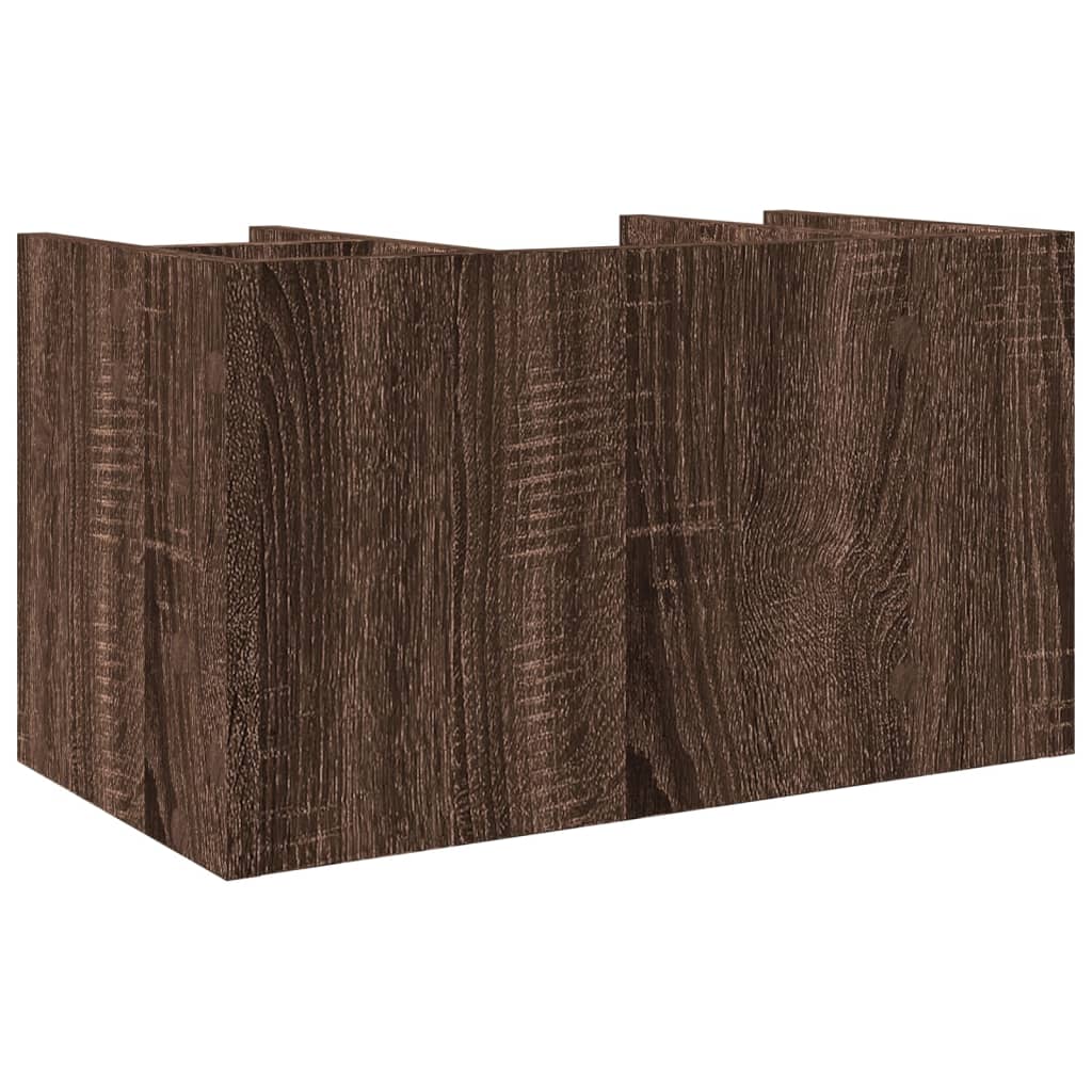 vidaXL Organizer na biurko, brązowy dąb, 44,5x24x25 cm