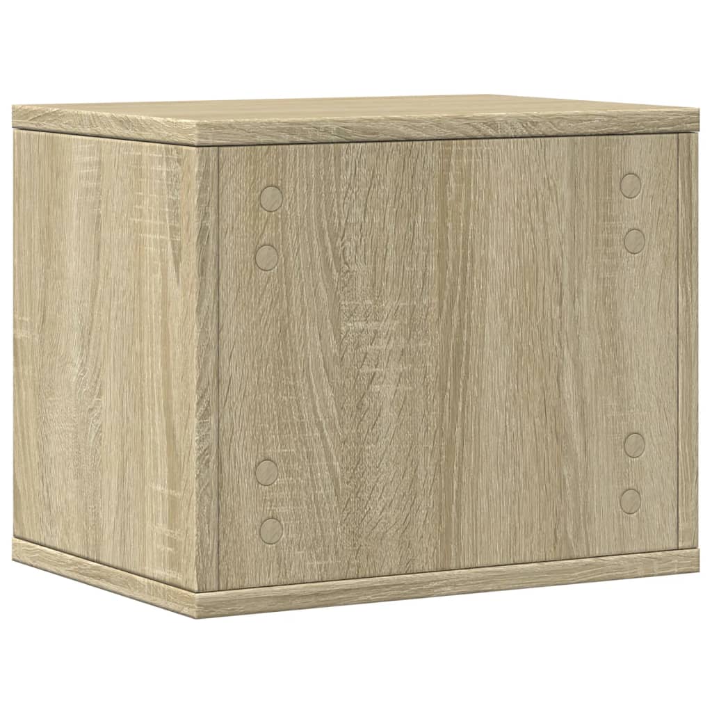 vidaXL Organizer na biurko, dąb sonoma, 36x26x29,5 cm