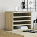vidaXL Organizer na biurko, dąb sonoma, 36x26x29,5 cm