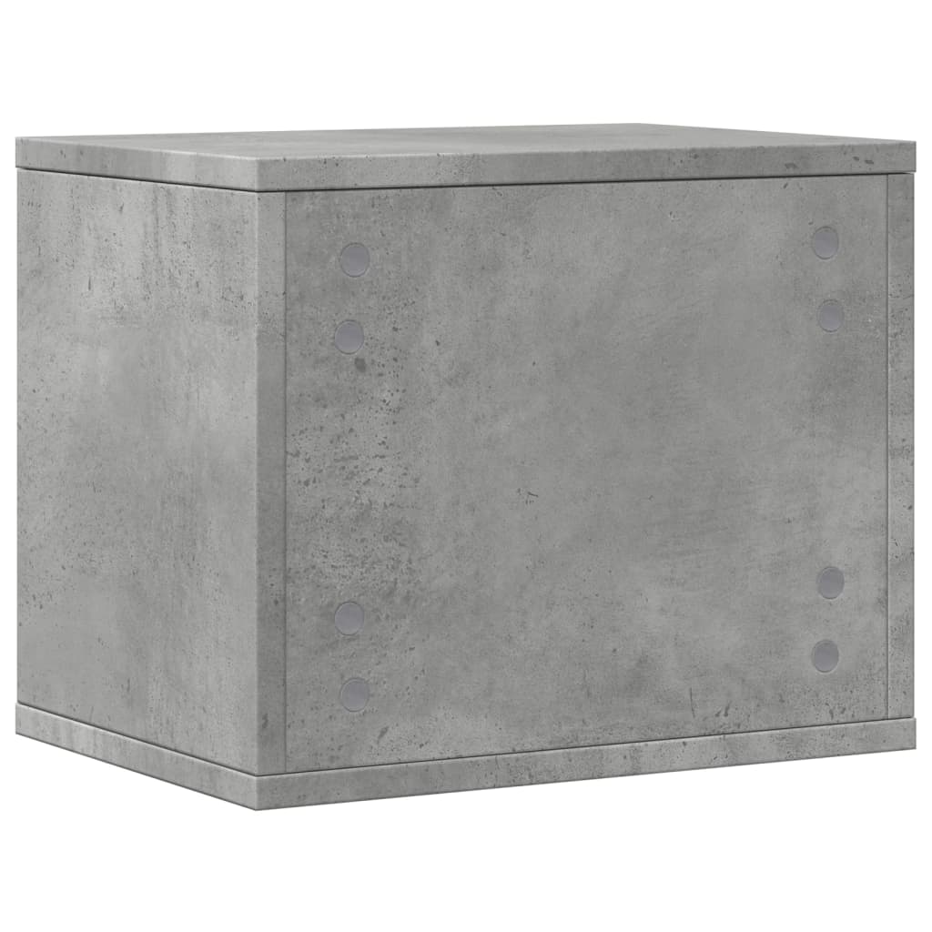 vidaXL Organizer na biurko, szarość betonu, 36x26x29,5 cm