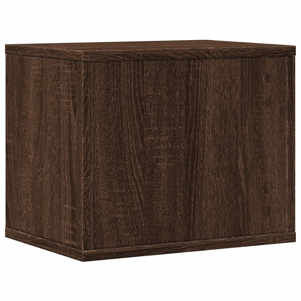 vidaXL Organizer na biurko, brązowy dąb, 36x26x29,5 cm