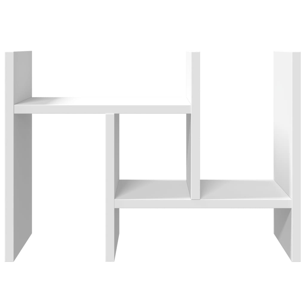 vidaXL Organizer na biurko, biały, 34,5x15,5x35,5 cm