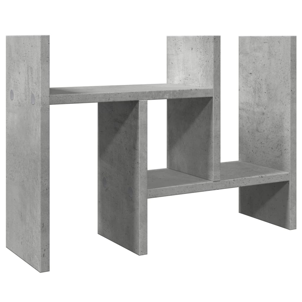 vidaXL Organizer na biurko, szarość betonu, 34,5x15,5x35,5 cm