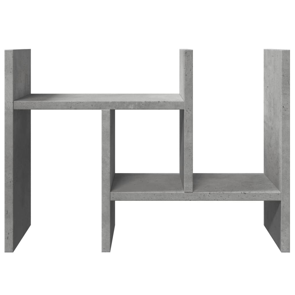 vidaXL Organizer na biurko, szarość betonu, 34,5x15,5x35,5 cm
