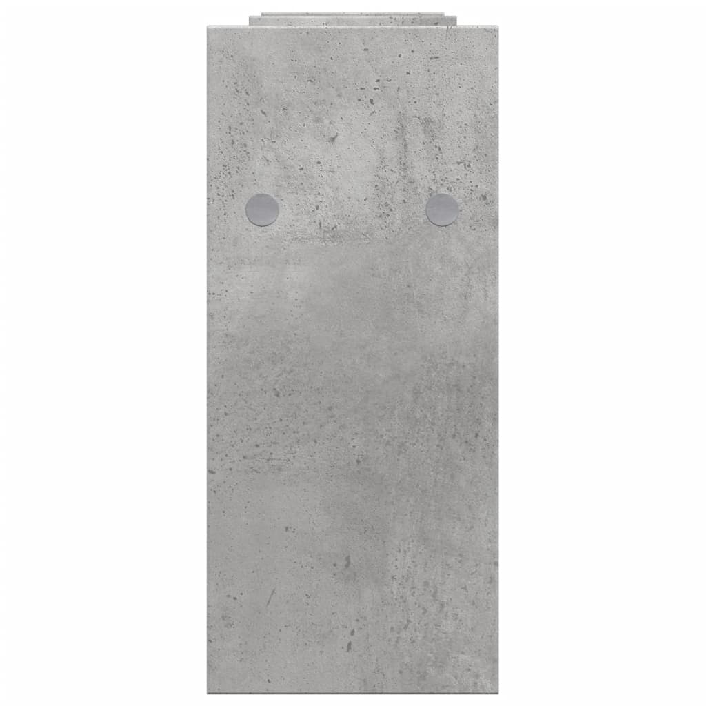 vidaXL Organizer na biurko, szarość betonu, 34,5x15,5x35,5 cm