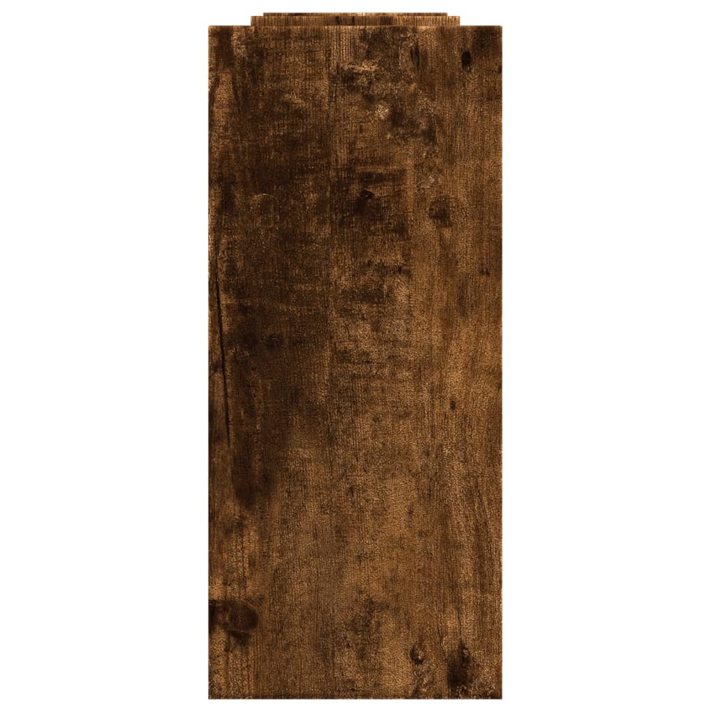vidaXL Organizer na biurko, przydymiony dąb, 34,5x15,5x35,5 cm