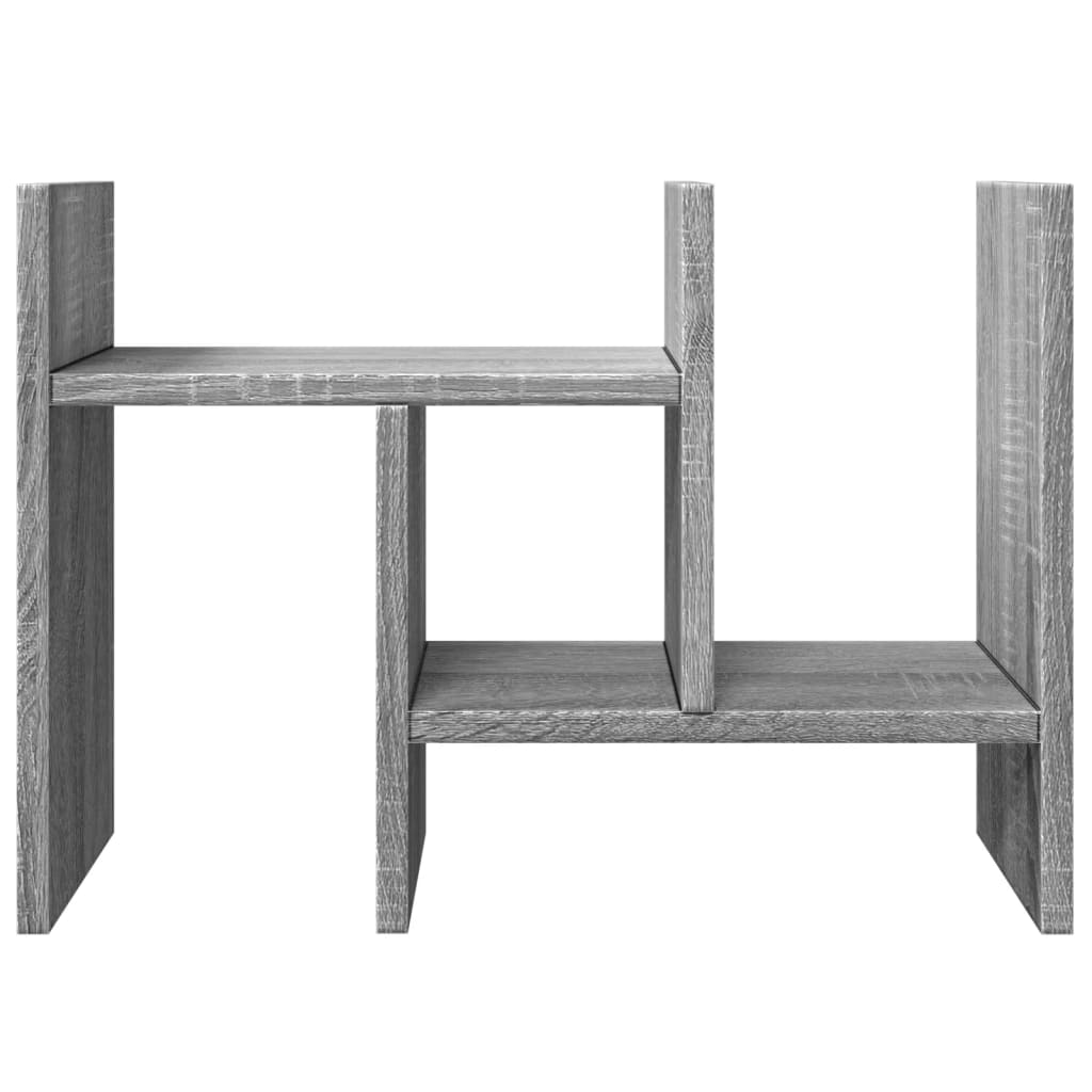 vidaXL Organizer na biurko, szary dąb sonoma, 34,5x15,5x35,5 cm