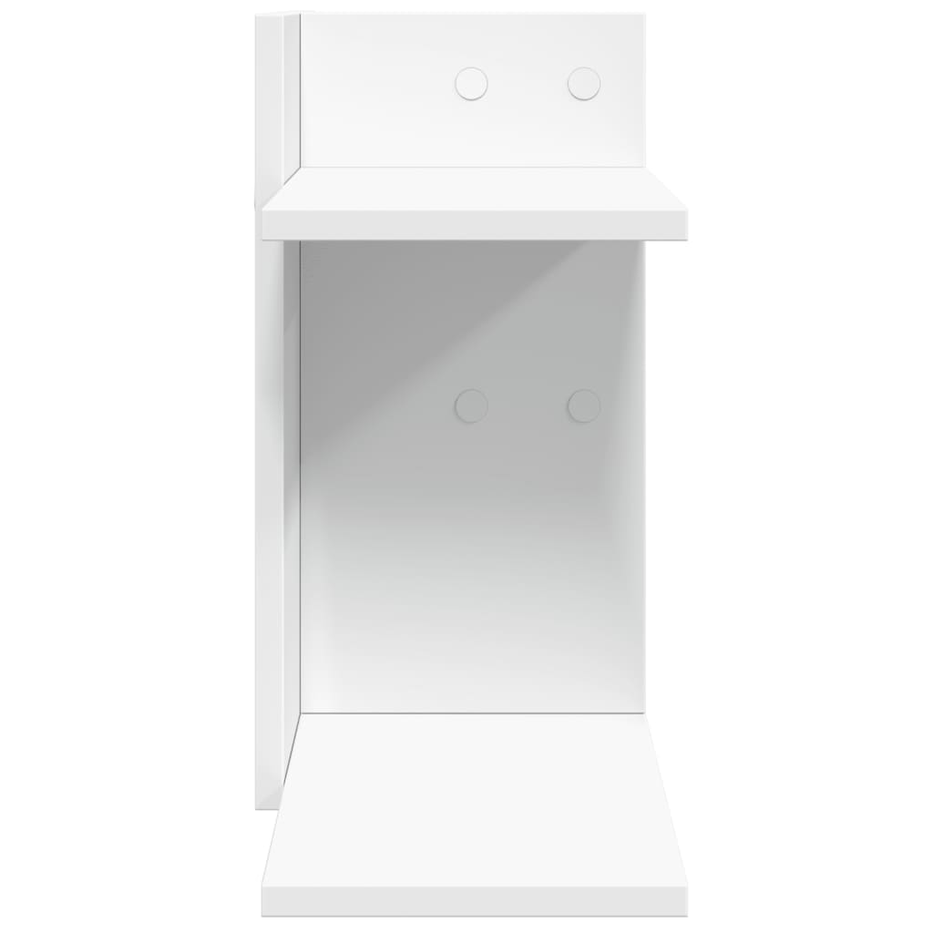 vidaXL Organizer na biurko, biały, 42x21,5x42 cm