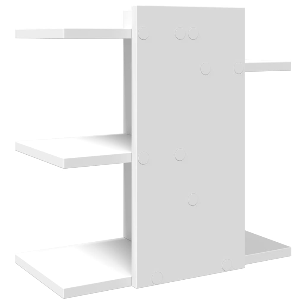 vidaXL Organizer na biurko, biały, 42x21,5x42 cm