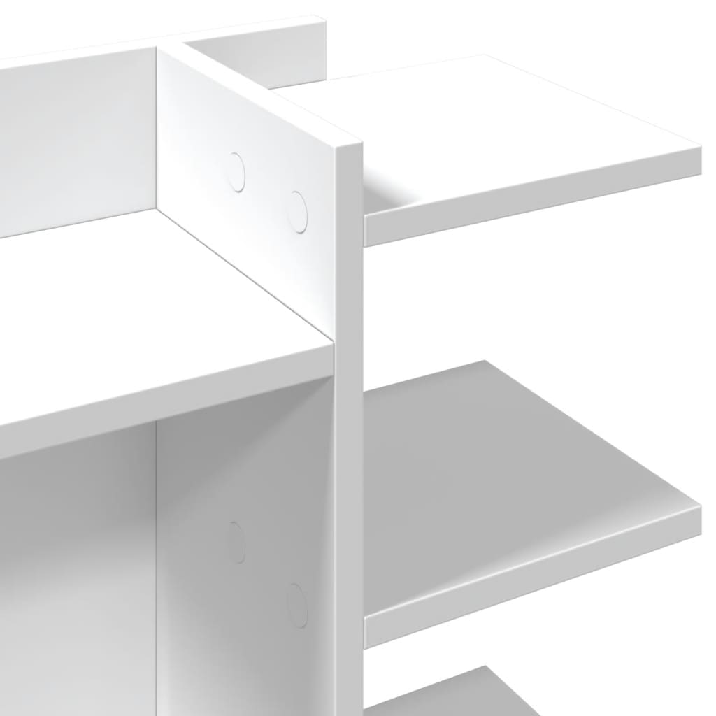 vidaXL Organizer na biurko, biały, 42x21,5x42 cm