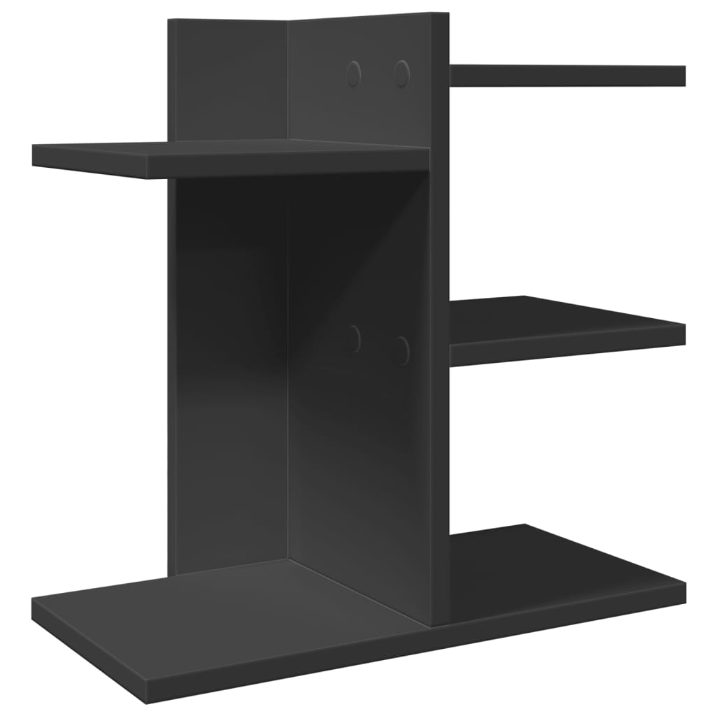 vidaXL Organizer na biurko, czarny, 42x21,5x42 cm
