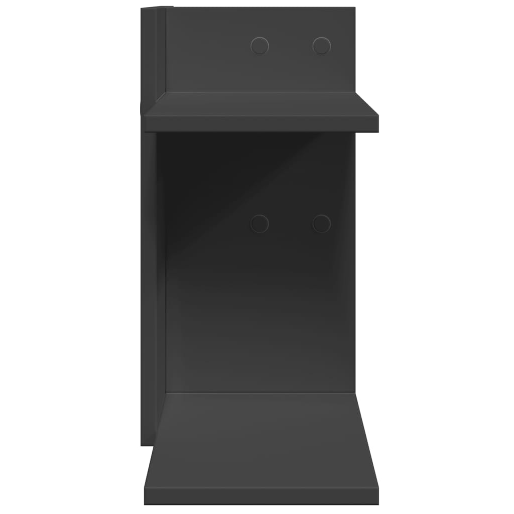 vidaXL Organizer na biurko, czarny, 42x21,5x42 cm