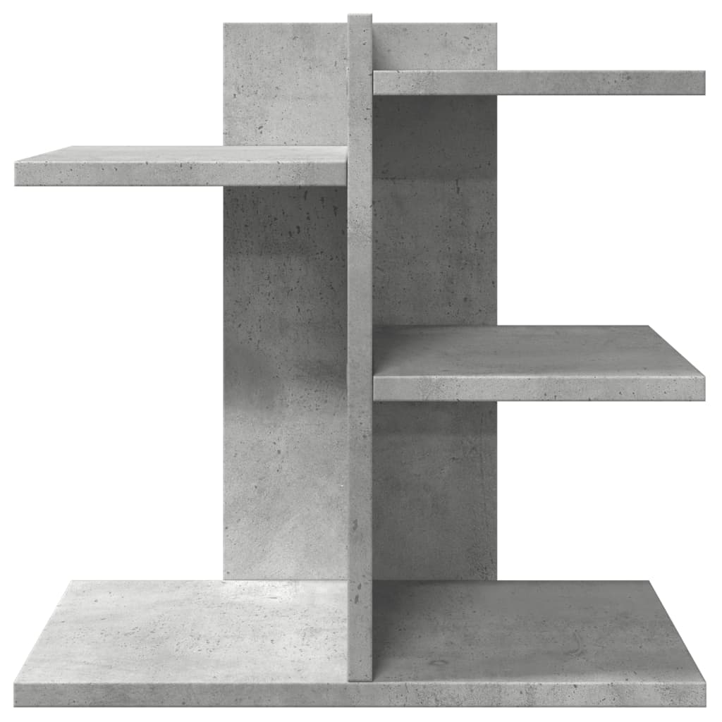 vidaXL Organizer na biurko, szarość betonu, 42x21,5x42 cm