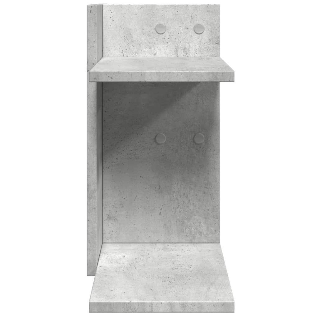 vidaXL Organizer na biurko, szarość betonu, 42x21,5x42 cm