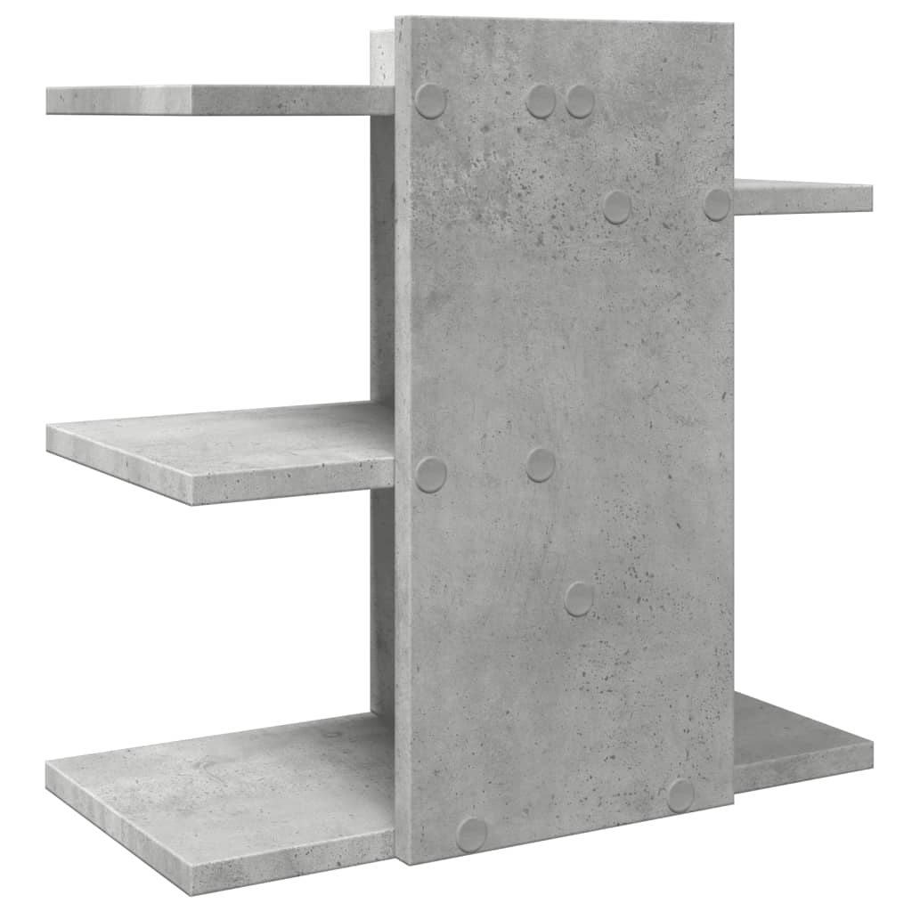 vidaXL Organizer na biurko, szarość betonu, 42x21,5x42 cm