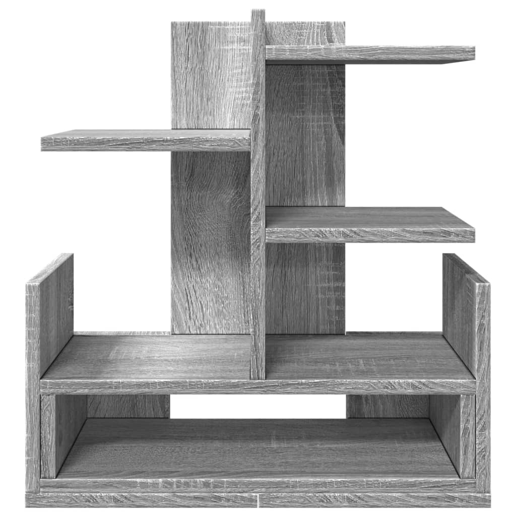 vidaXL Organizer na biurko, szary dąb sonoma, 49x20x52,5 cm