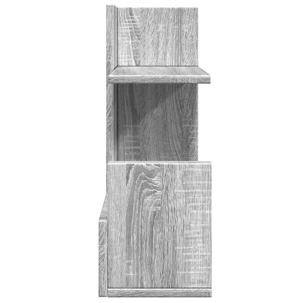 vidaXL Organizer na biurko, szary dąb sonoma, 49x20x52,5 cm