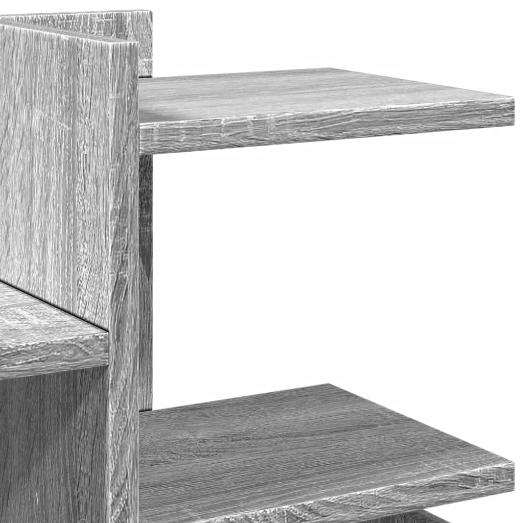 vidaXL Organizer na biurko, szary dąb sonoma, 49x20x52,5 cm