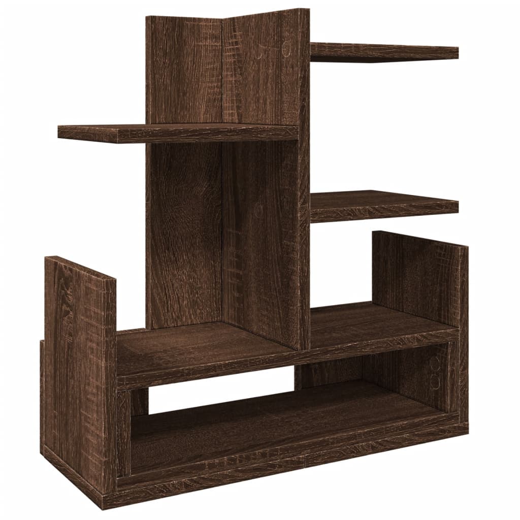 vidaXL Organizer na biurko, brązowy dąb, 49x20x52,5 cm