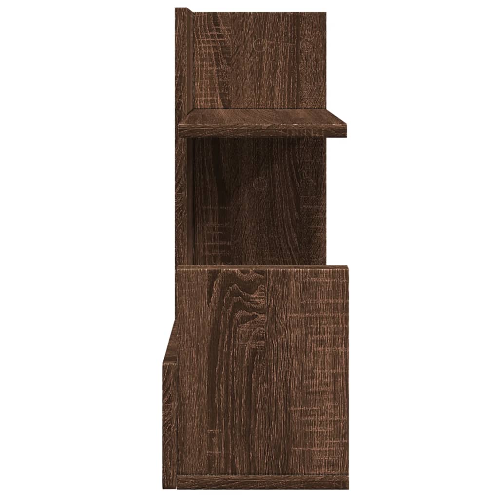 vidaXL Organizer na biurko, brązowy dąb, 49x20x52,5 cm