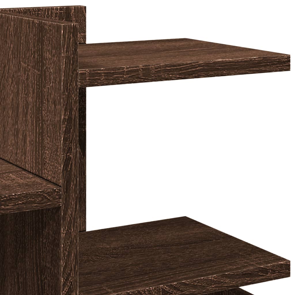 vidaXL Organizer na biurko, brązowy dąb, 49x20x52,5 cm