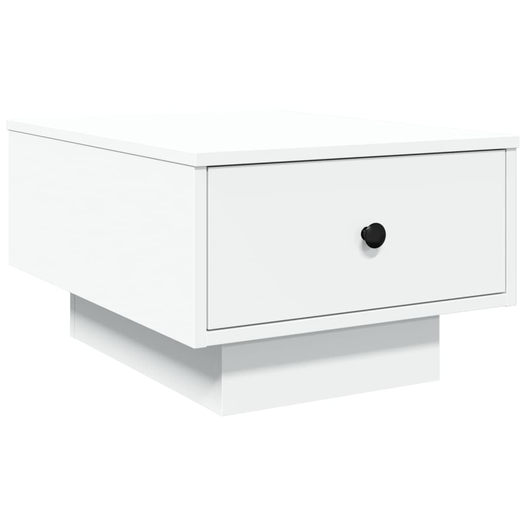 vidaXL Stolik kawowy, biały, 60x45x31 cm, materiał drewnopochodny