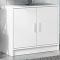 vidaXL Szafka pod umywalkę, biała 63x29x55 cm, materiał drewnopochodny