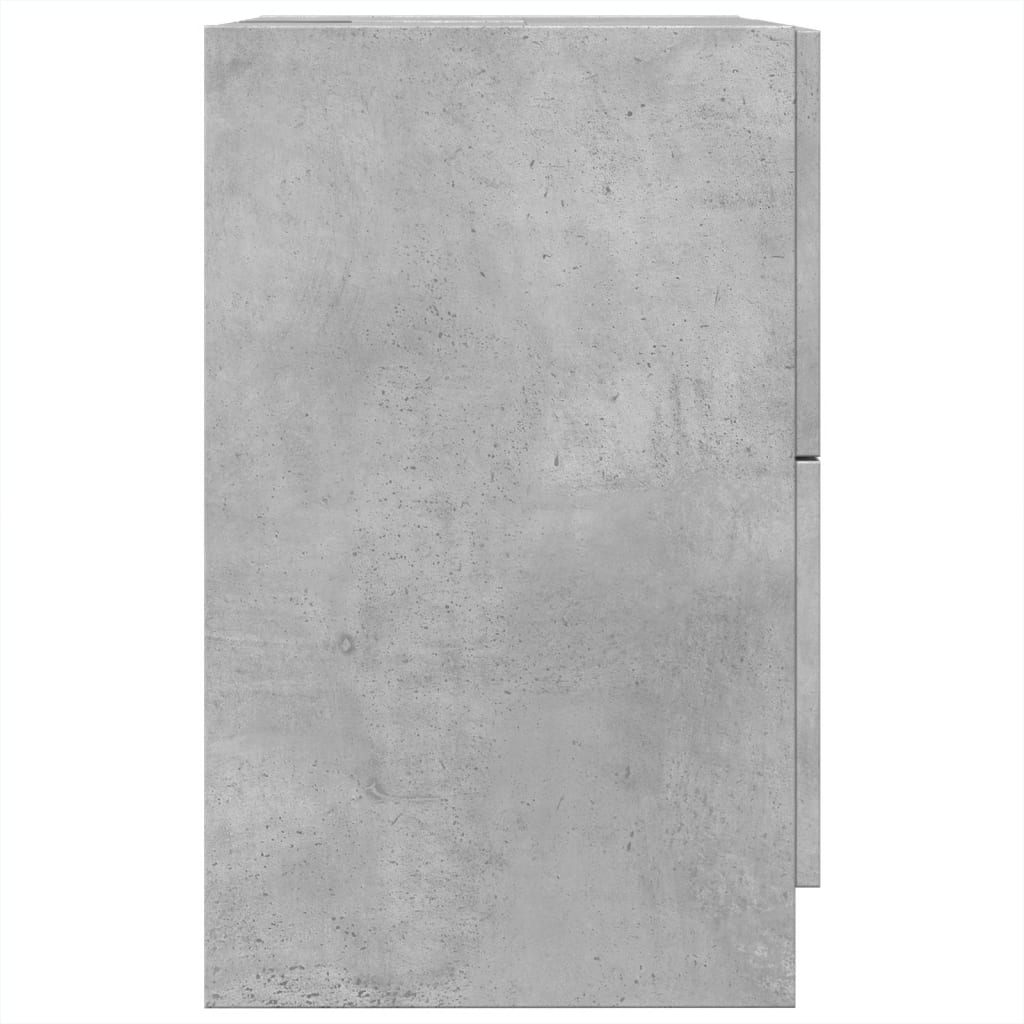 vidaXL Szafka pod umywalkę, szarość betonu, 40x37x59 cm