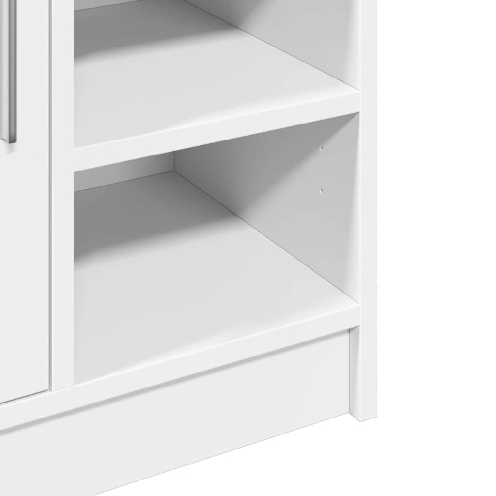 vidaXL Szafka pod umywalkę, biała 63x29x55 cm, materiał drewnopochodny