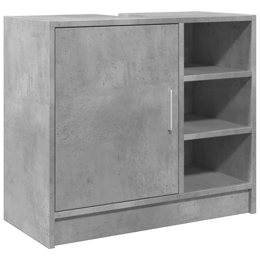 vidaXL Szafka pod umywalkę, szarość betonu, 63x29x55 cm