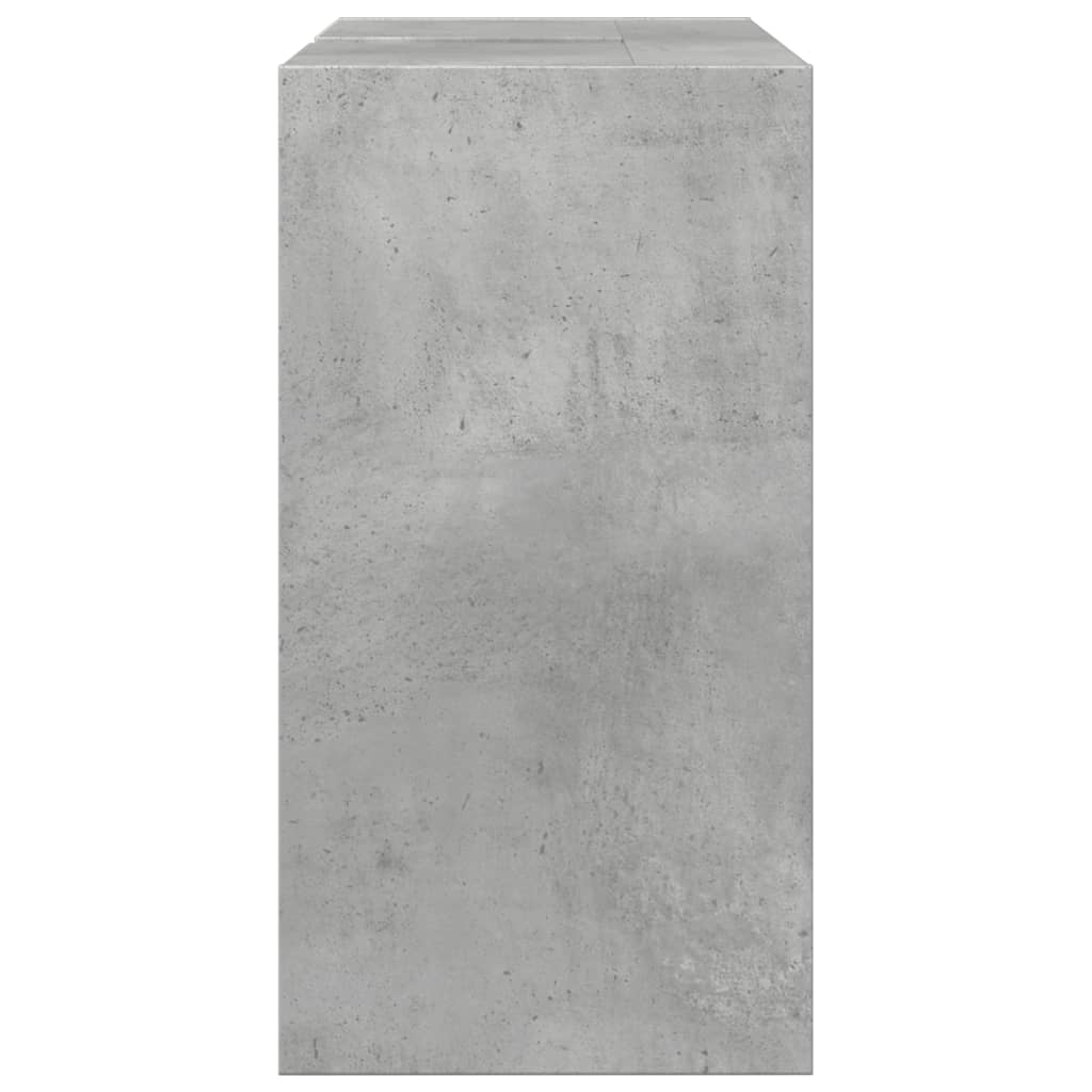 vidaXL Szafka pod umywalkę, szarość betonu, 63x29x55 cm