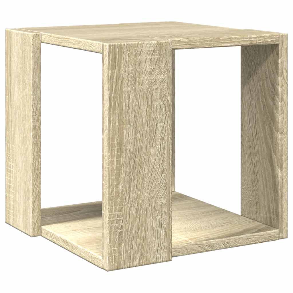 vidaXL Stolik kawowy, dąb sonoma, 32x32x30, materiał drewnopochodny