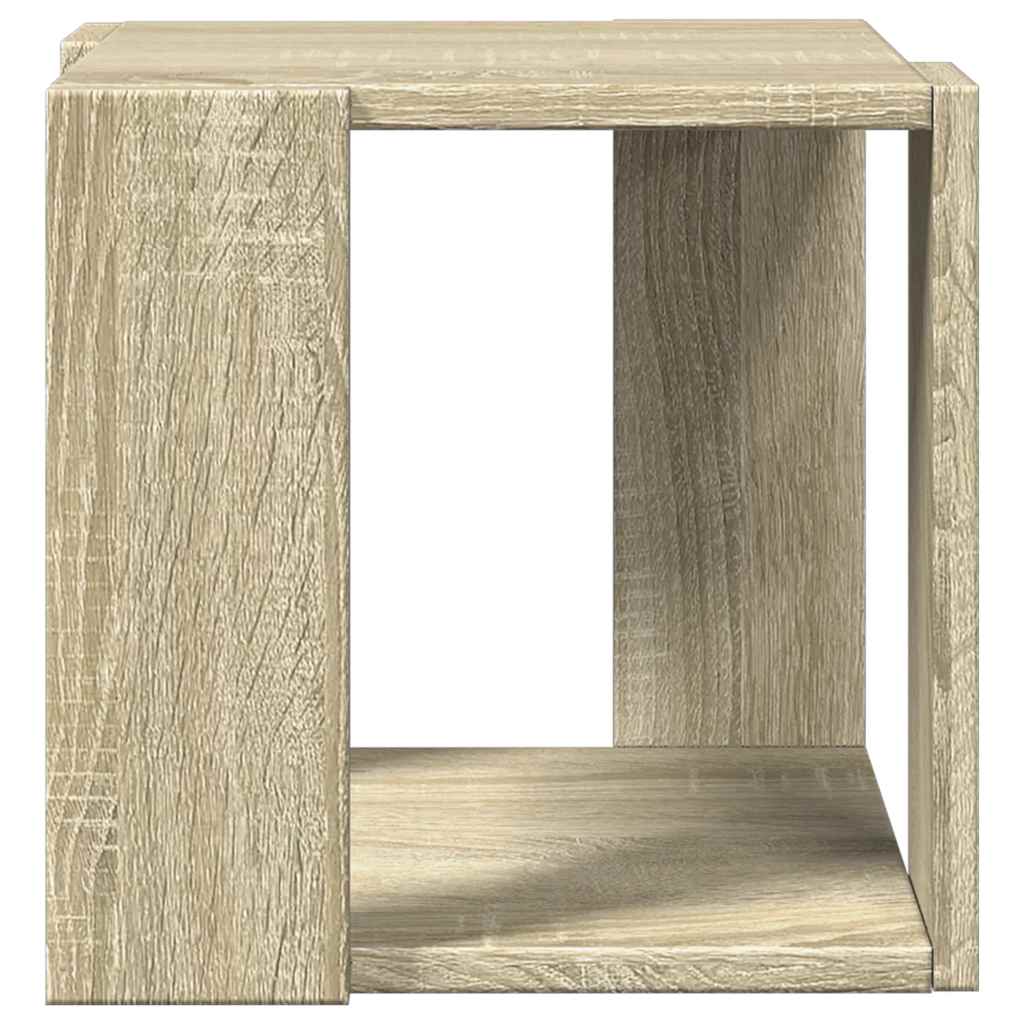 vidaXL Stolik kawowy, dąb sonoma, 32x32x30, materiał drewnopochodny