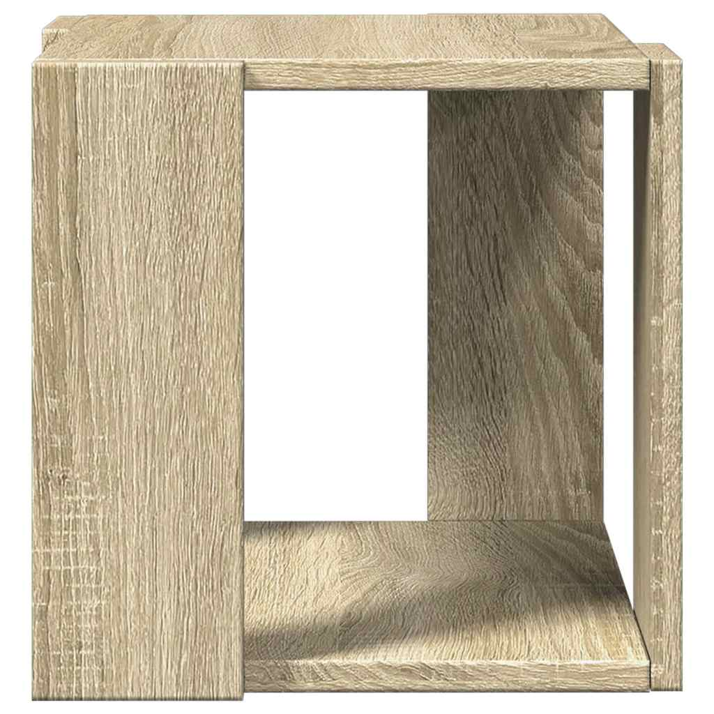 vidaXL Stolik kawowy, dąb sonoma, 32x32x30, materiał drewnopochodny