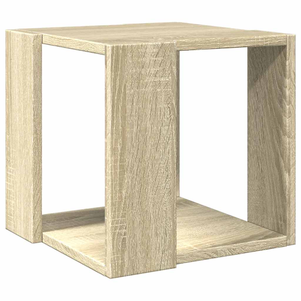 vidaXL Stolik kawowy, dąb sonoma, 32x32x30, materiał drewnopochodny