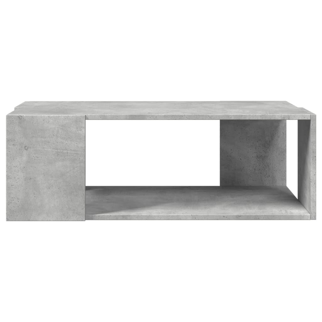 vidaXL Stolik kawowy, szarość betonu, 89,5x48x30 cm
