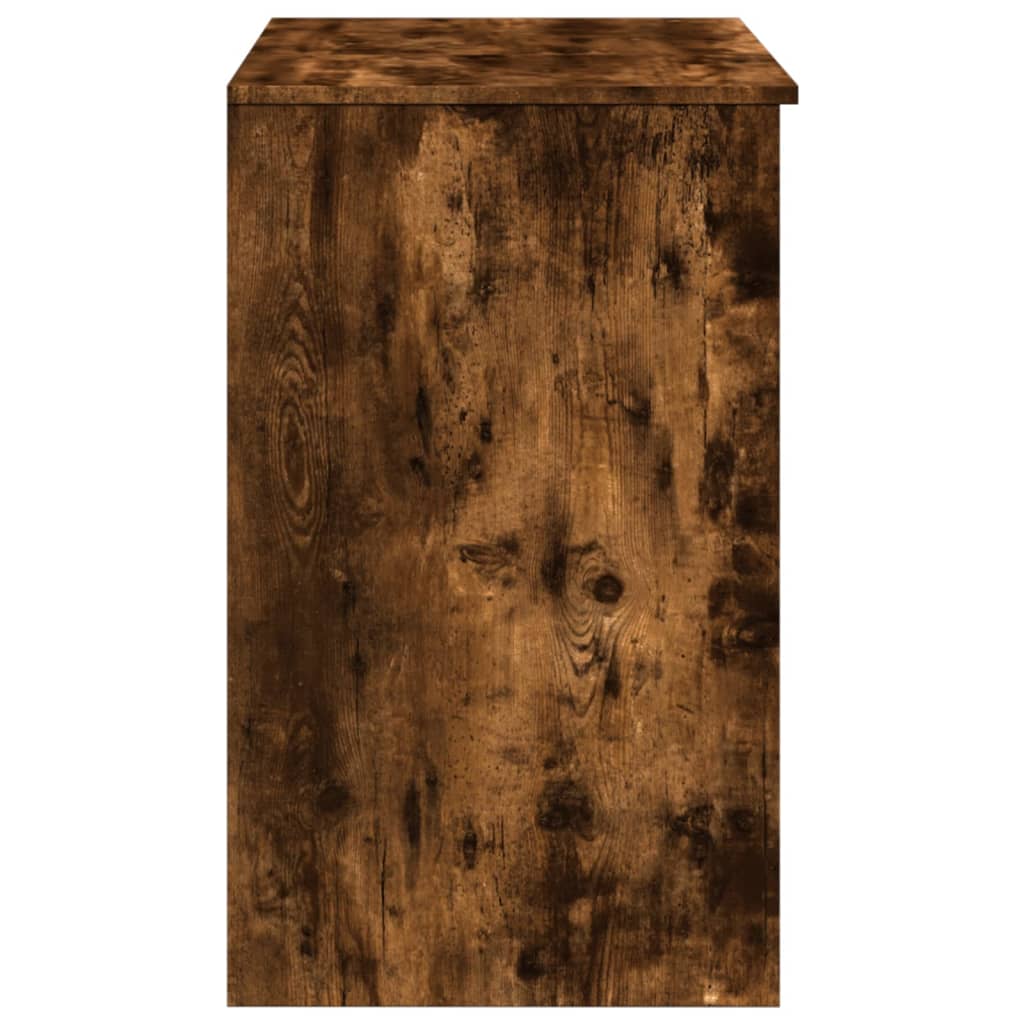 vidaXL Toaletka z lustrem, przydymiony dąb, 73x46,5x120 cm