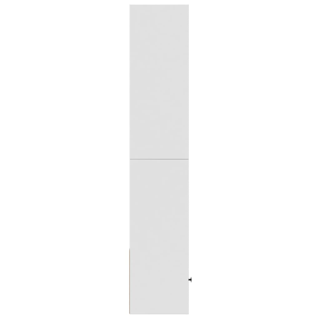 vidaXL Regał, biały, 40x36x189 cm, materiał drewnopochodny