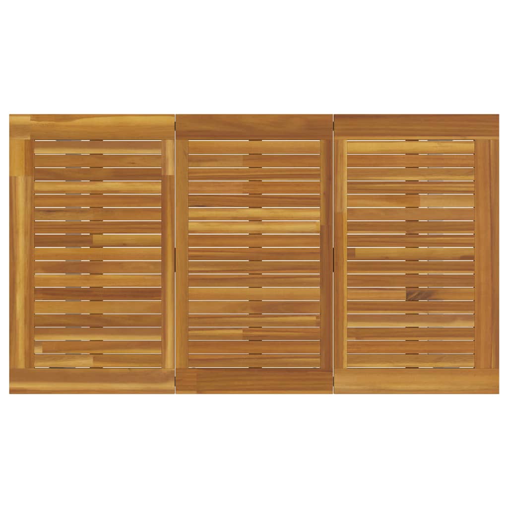 vidaXL Zestaw do jadalni w ogrodzie 7 pcs Szary Lite Drewno Akacji