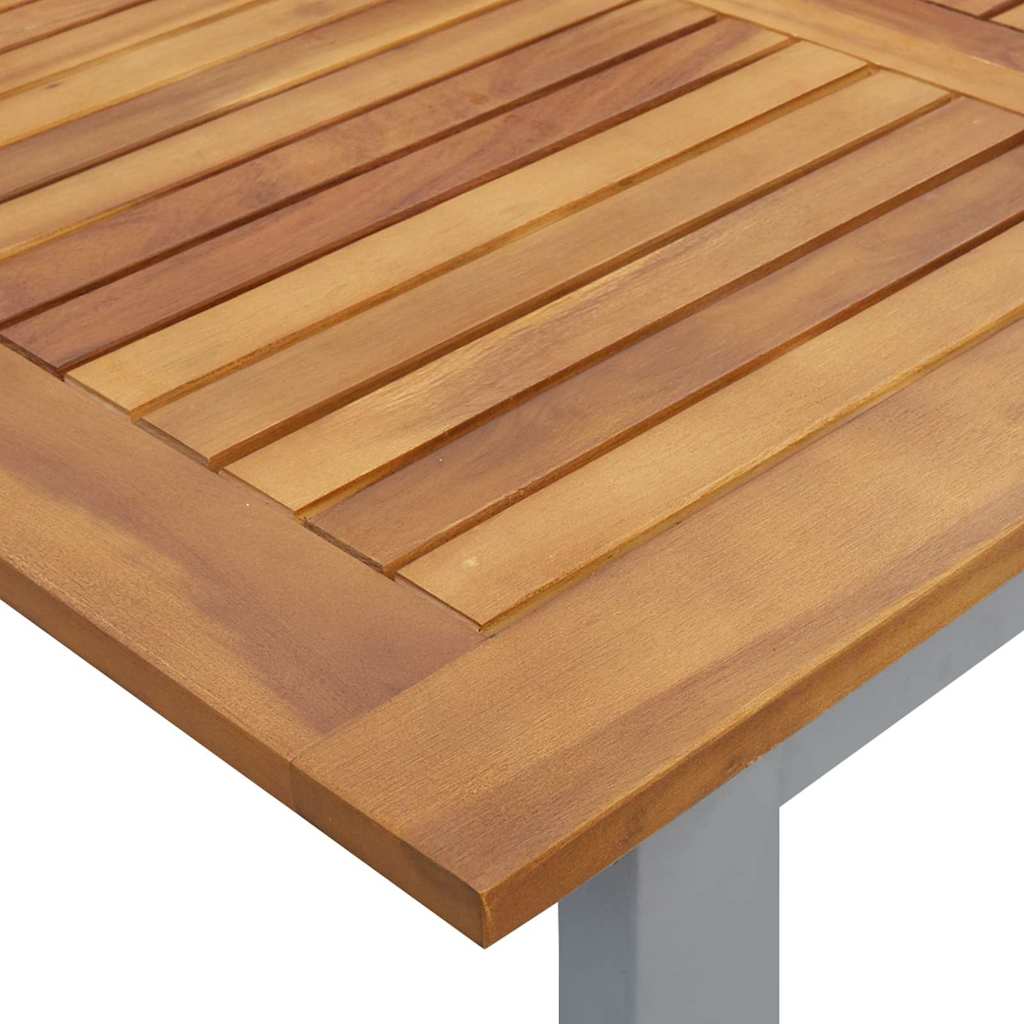 vidaXL Zestaw do jadalni w ogrodzie 7 pcs Szary Lite Drewno Akacji