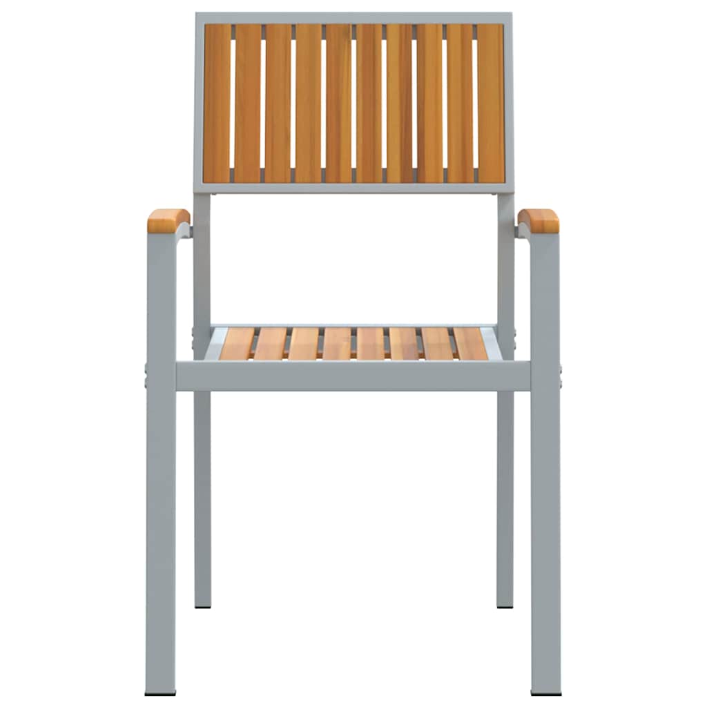 vidaXL Krzesło składane 6 pcs Brązowy 56 x 57 x 87 cm