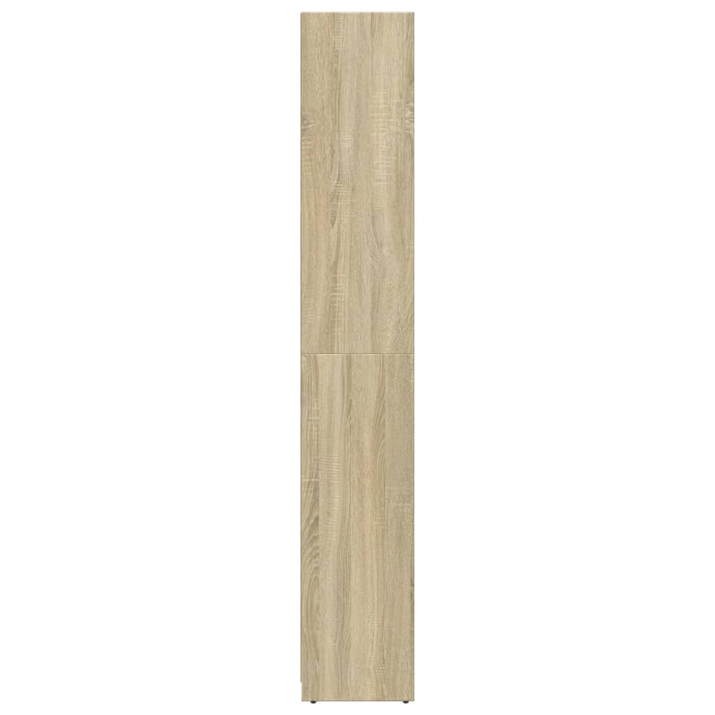 vidaXL Szafka łazienkowa, dąb sonoma, 30x30x183,5 cm, płyta wiórowa