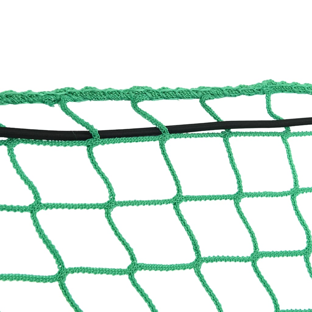 vidaXL Siatka na przyczepę, z elastyczną linką, zielona, 3x2 m, PP