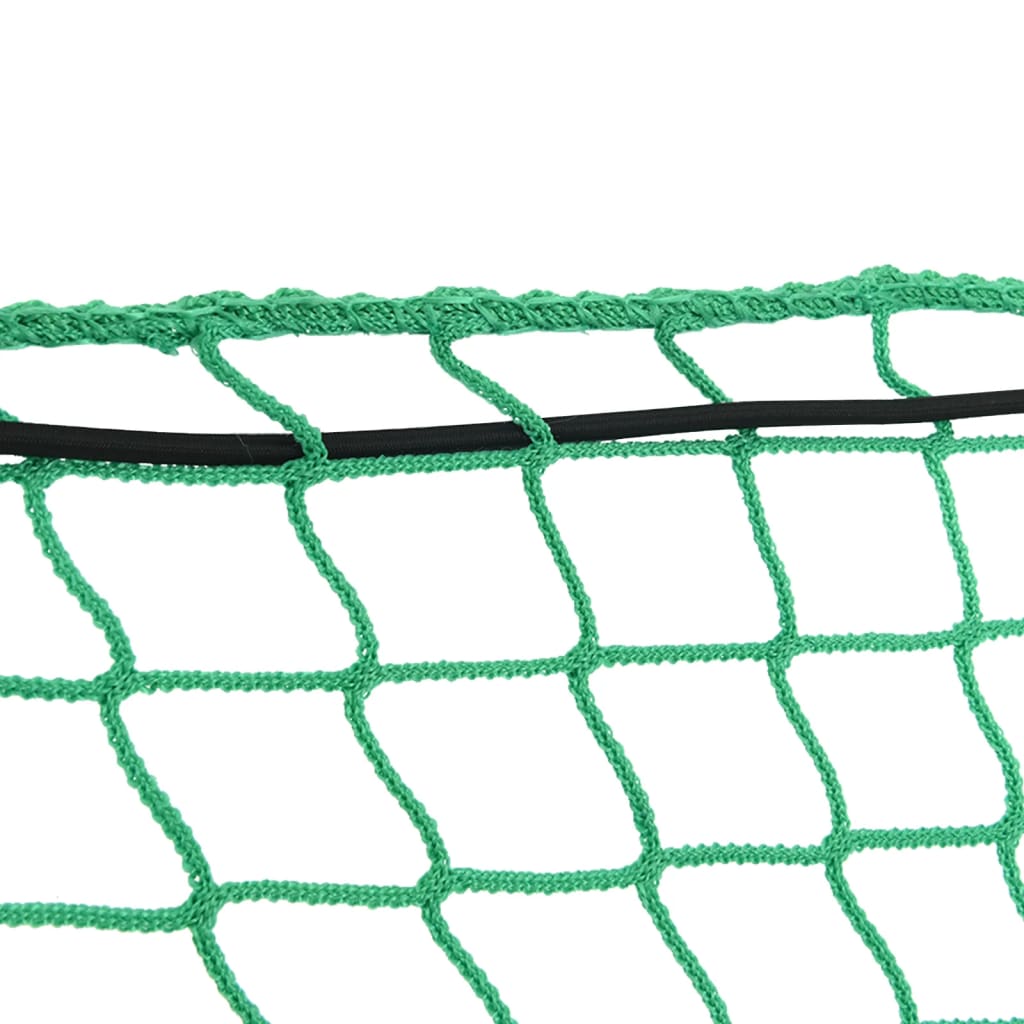 vidaXL Siatka na przyczepę, z elastyczną linką, zielona, 4x2,5 m, PP