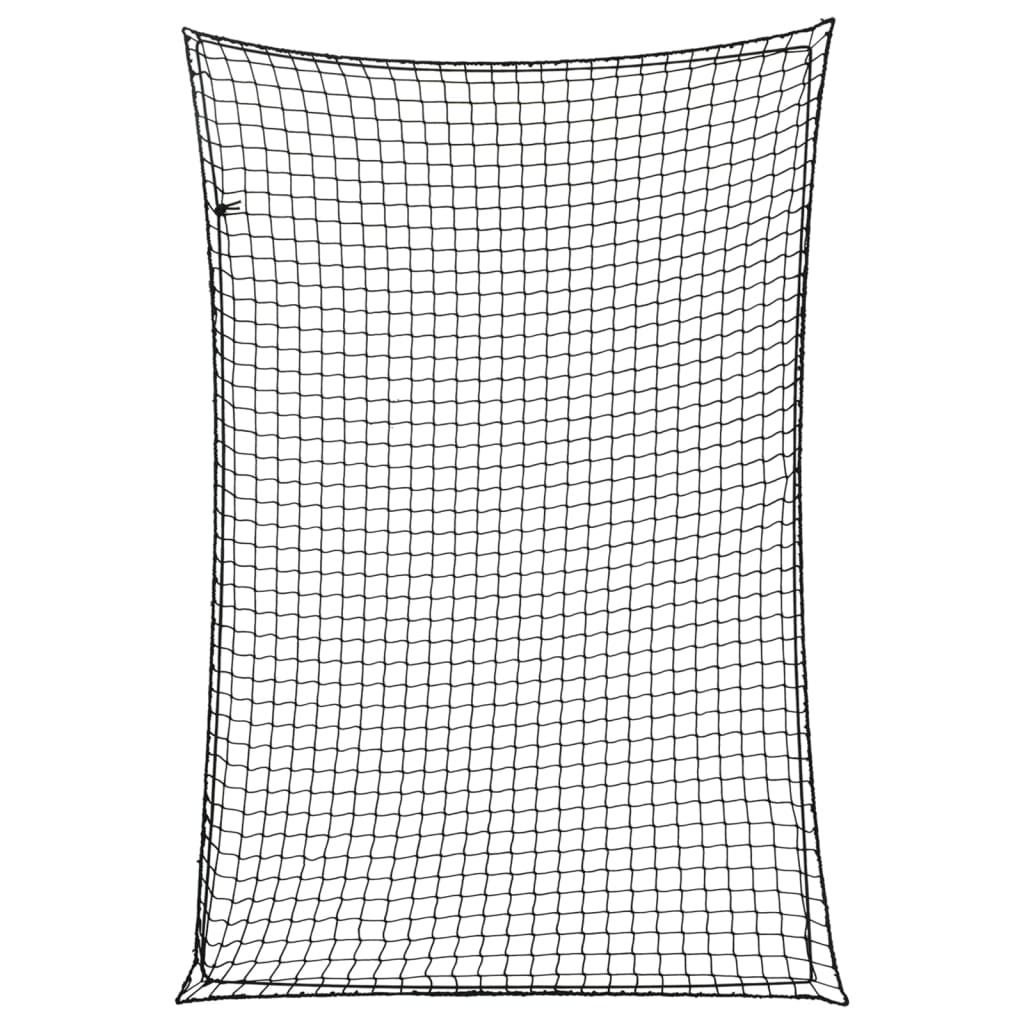 vidaXL Siatka na przyczepę, z elastyczną linką, czarna, 2,2x1,5 m, PP